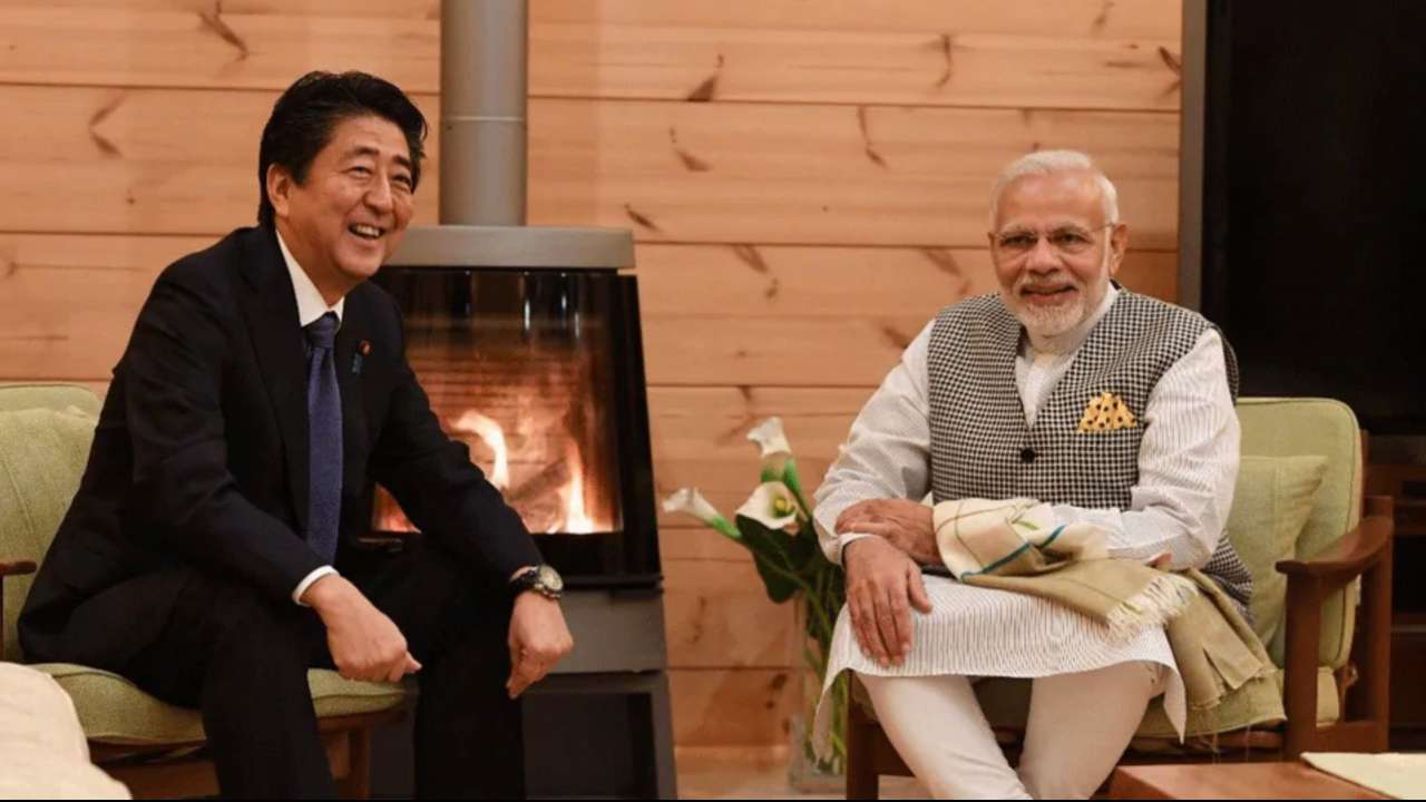 Shinzo Abe PM Modi 