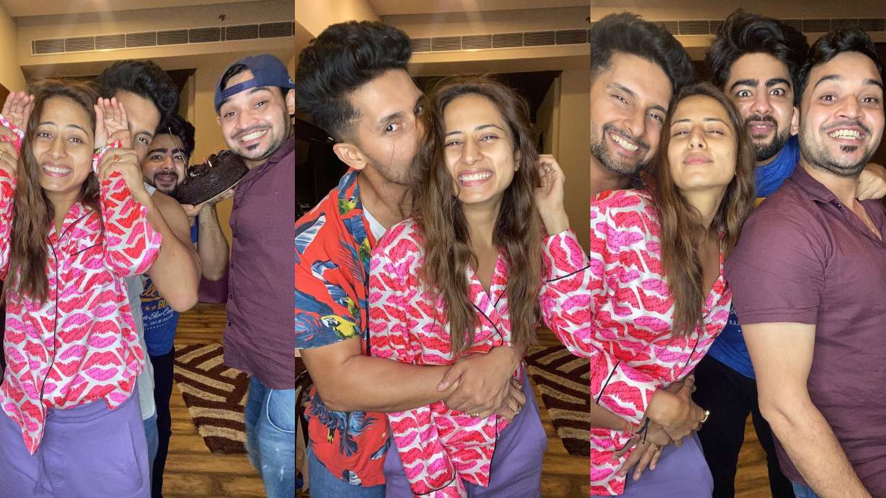 Cake, vodka, friends: Here's how Ravi Dubey surprised Sargun Mehta on ...