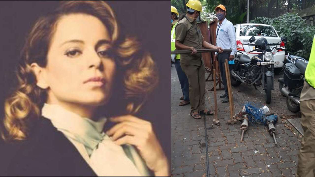 Kangana Ranaut in Mumbai, Kangana Ranaut latest tweet, Kangana Ranaut, Kangana Ranaut controversy, Kangana Ranaut office, Manika