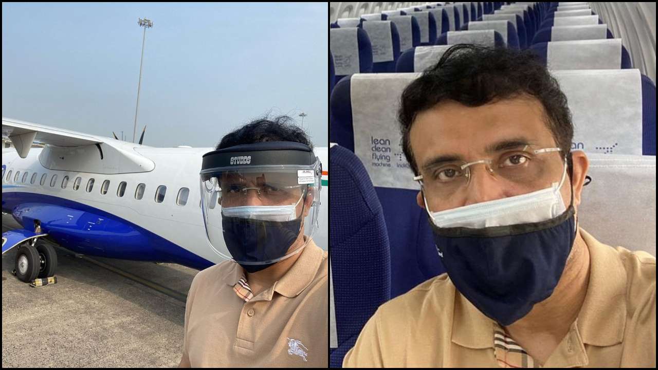 Sourav Ganguly Takes First Flight In Six Months To Dubai For Ipl 2020