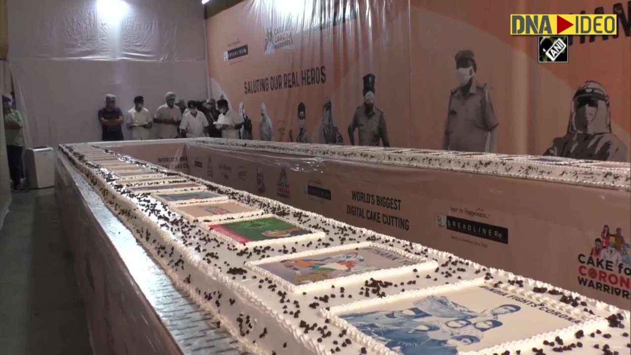 Mammoth 700 Kg Cake Dedicated To Corono Warriors On Pm Modi S 70th Birthday