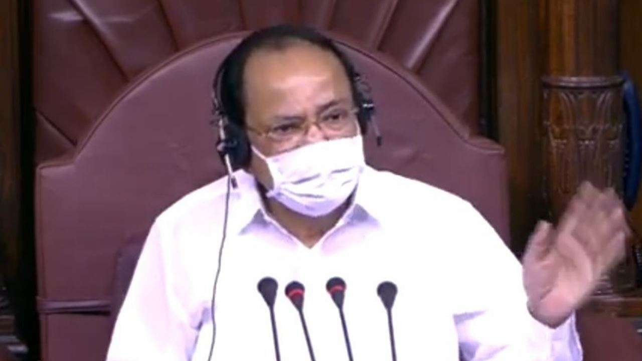 Rajya Sabha Chairman M Venkaiah Naidu