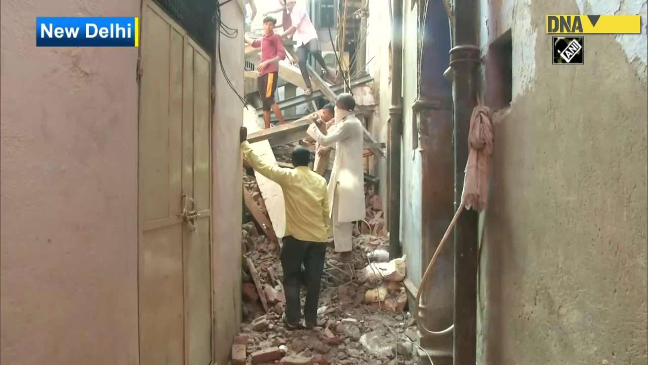One Injured After Under Construction Building Collapses In Delhi One Injured After Under Construction Building Collapses In Delhi