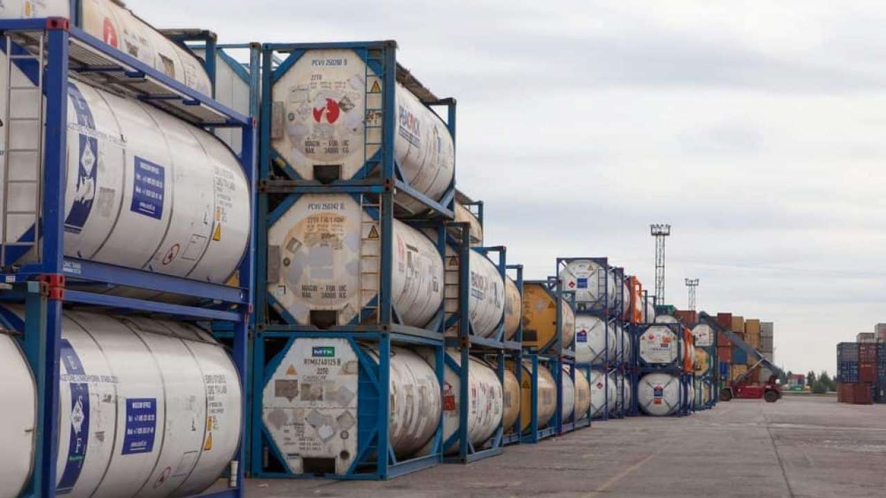 ISO tank liquid oxygen
