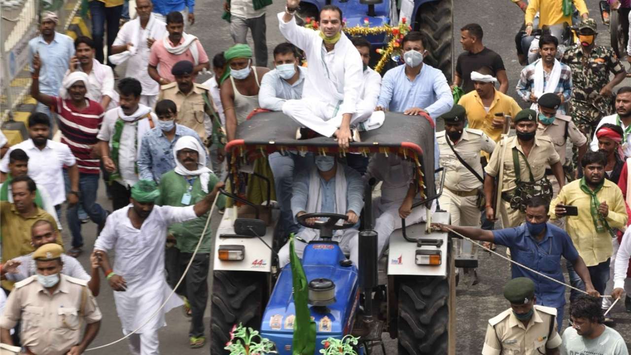 Tractor protest