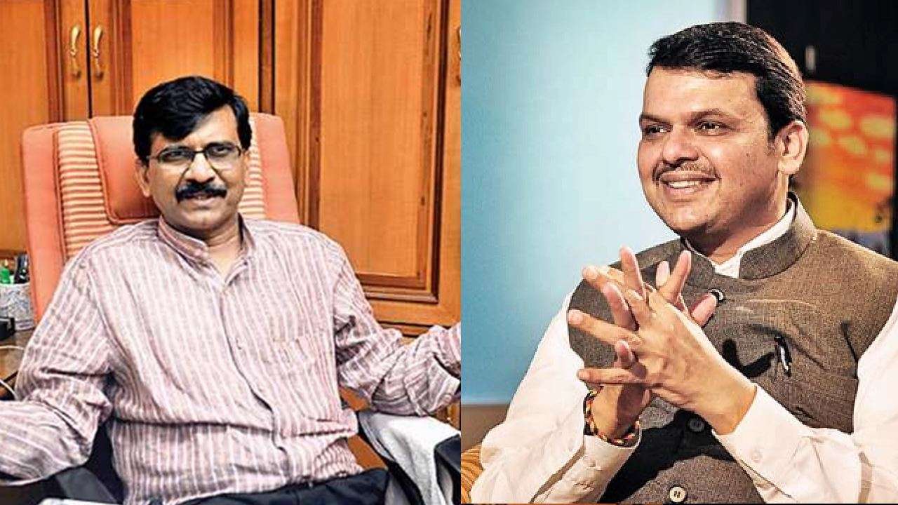 Sanjay Raut and Devendra Fadnavis