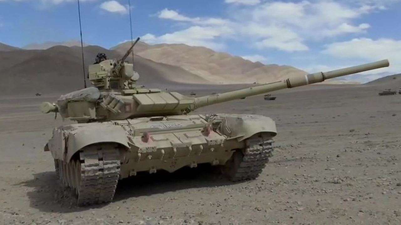 India Deploys T 72 T 90 Tanks Infantry Combat Vehicles Along Lac In Eastern Ladakh