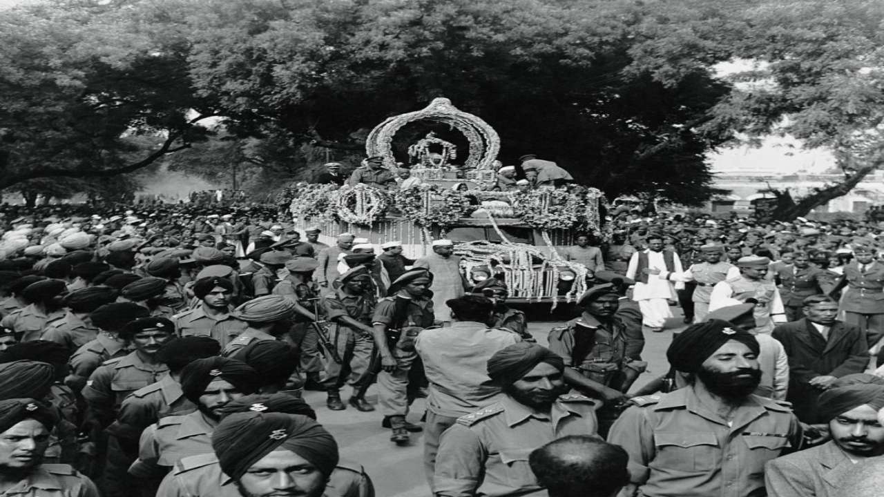 Mahatma Gandhi's funeral procession of was 8 kilometers long.