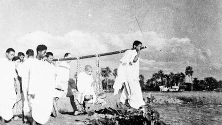 Mahatma Gandhi in Bihar (1947)