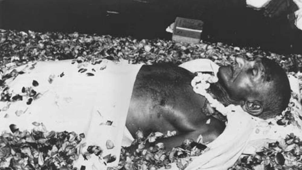 Mahatma Gandhi's last picture