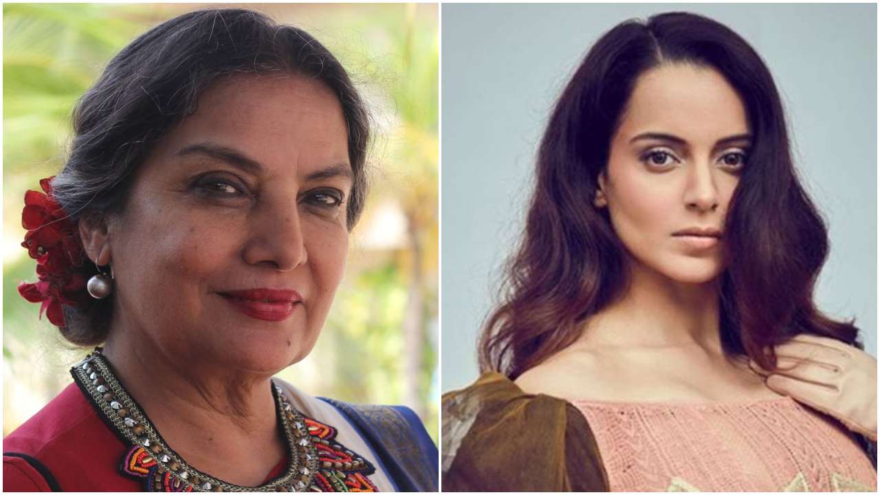 Shabana Azmi advises Kangana Ranaut to 'just do what she is best at, acting' after her remarks on film industry