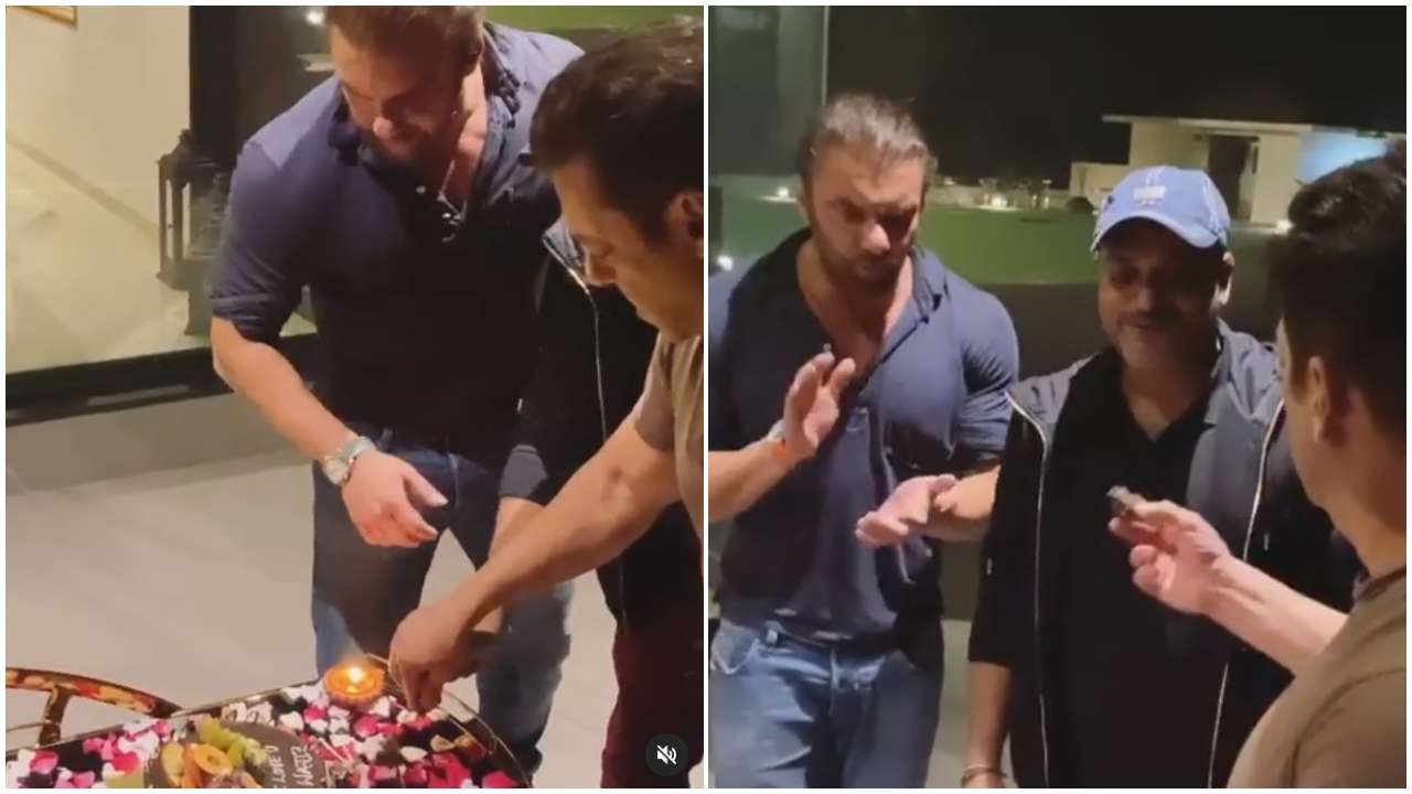 Urmăriți: Salman Khan, fratele Sohail se alătură lui Sajid Khan pentru a sărbători aniversarea târzie a nașterii lui Wajid Khan