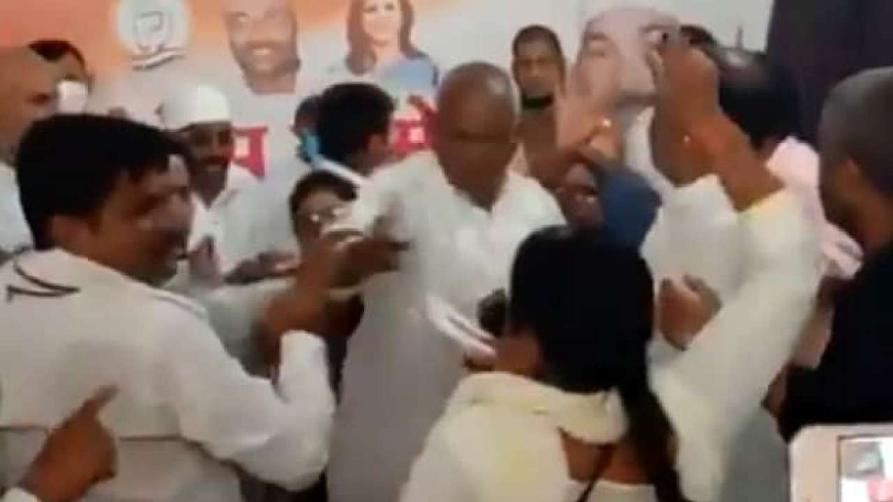 Congress woman leader beaten up by party workers for questioning ...