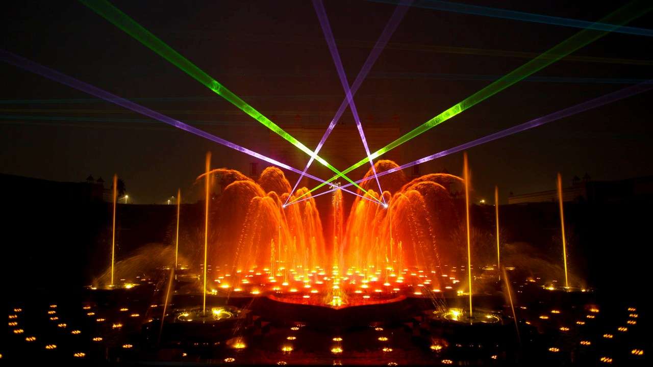 The breathtaking musical fountain