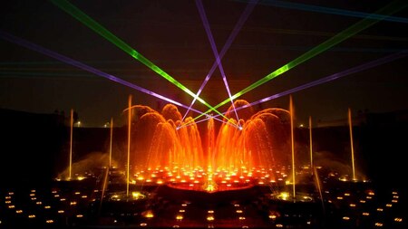 The breathtaking musical fountain