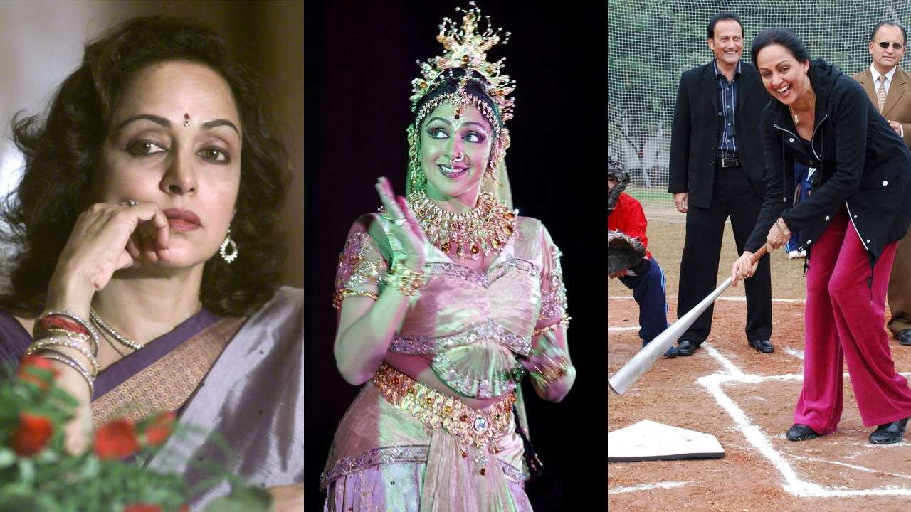 Hema Malini Playing Cricket