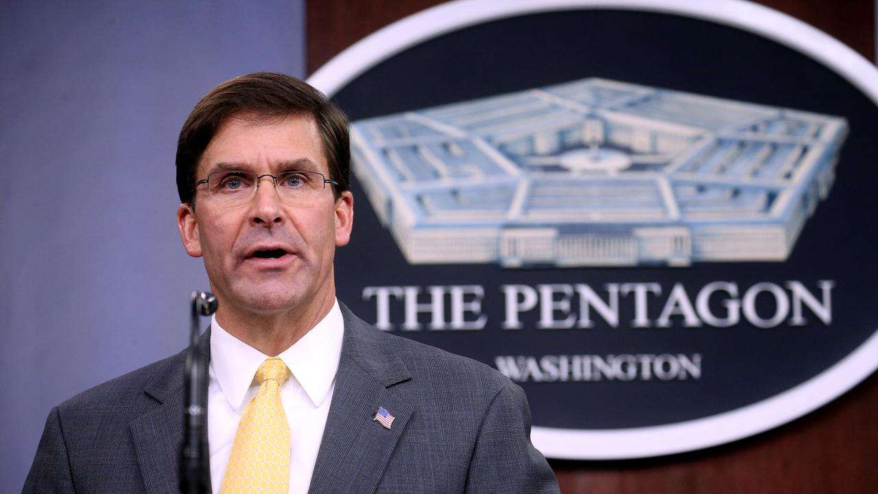 US defence secretary Mike Esper