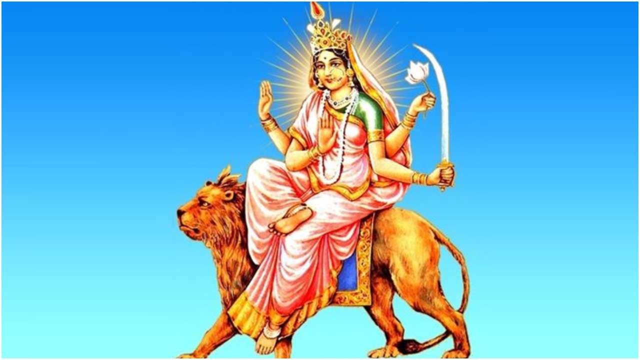 Maa Katyayani Image With Mantra - JAMIL5