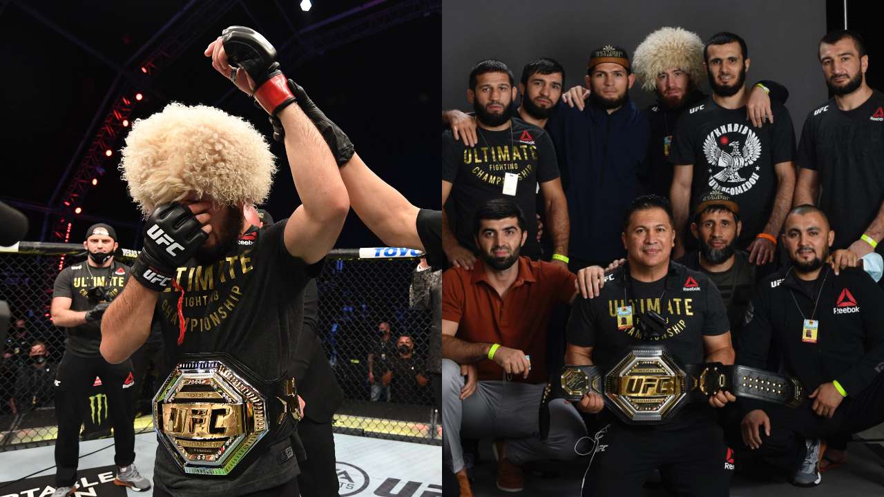 Khabib retires | WATCH: Khabib Nurmagomedov bids emotional goodbye to his undefeated MMA career at UFC 254 | UFC News