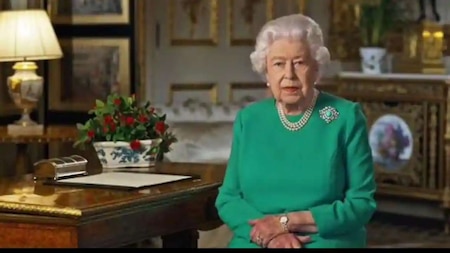 Poised Queen Elizabeth
