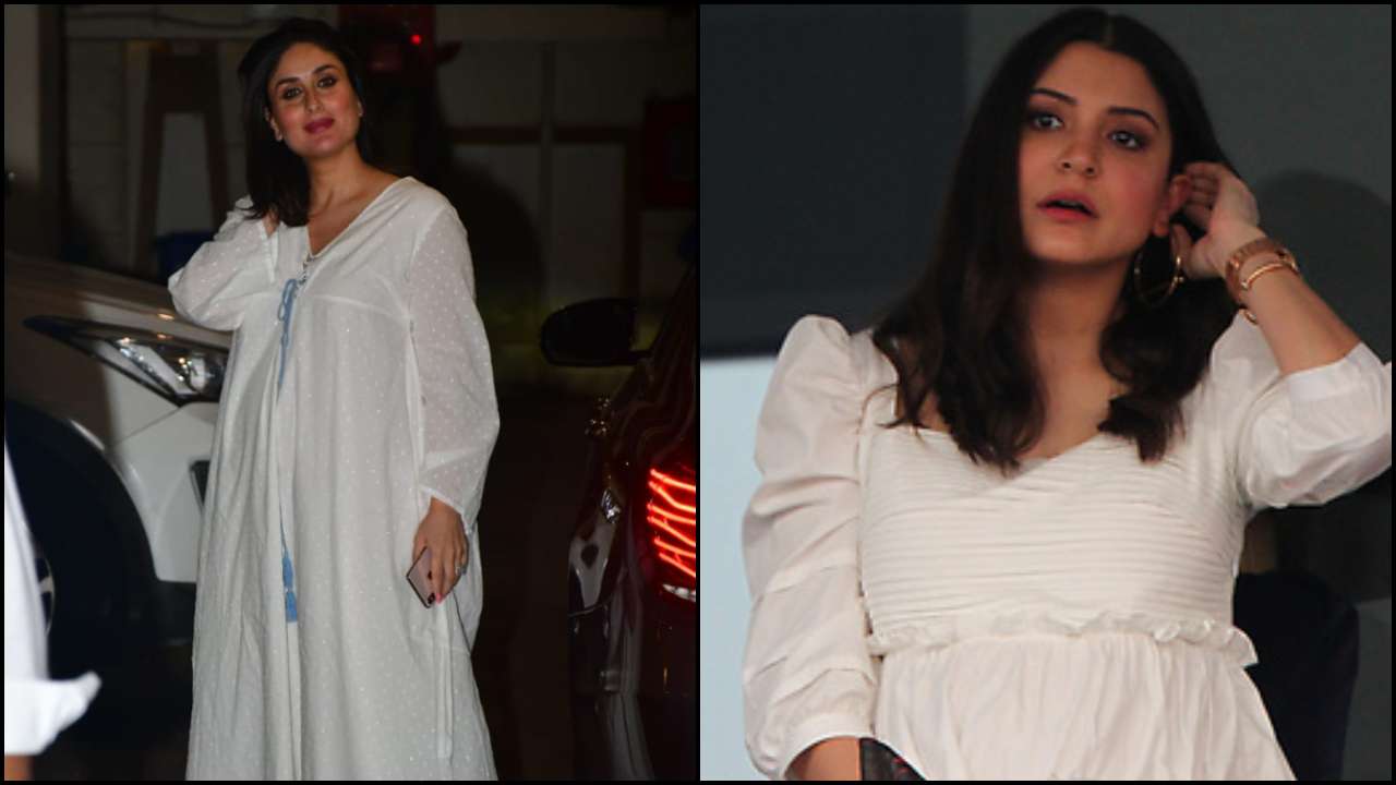 Kareena Kapoor Khan Or Anushka Sharma Who Slayed The Maternity Look In White Outfit