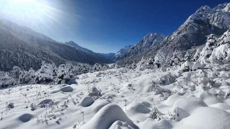 Lachung is situated at height of about 9,600 feet
