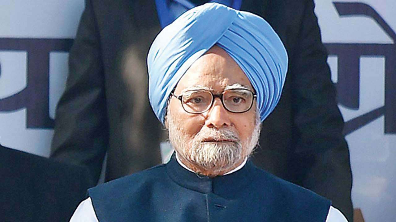 Slogans against Manmohan Singh