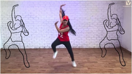 Dhanashree Verma dance video on Diljit Dosanjh's 'G.O.A.T.'