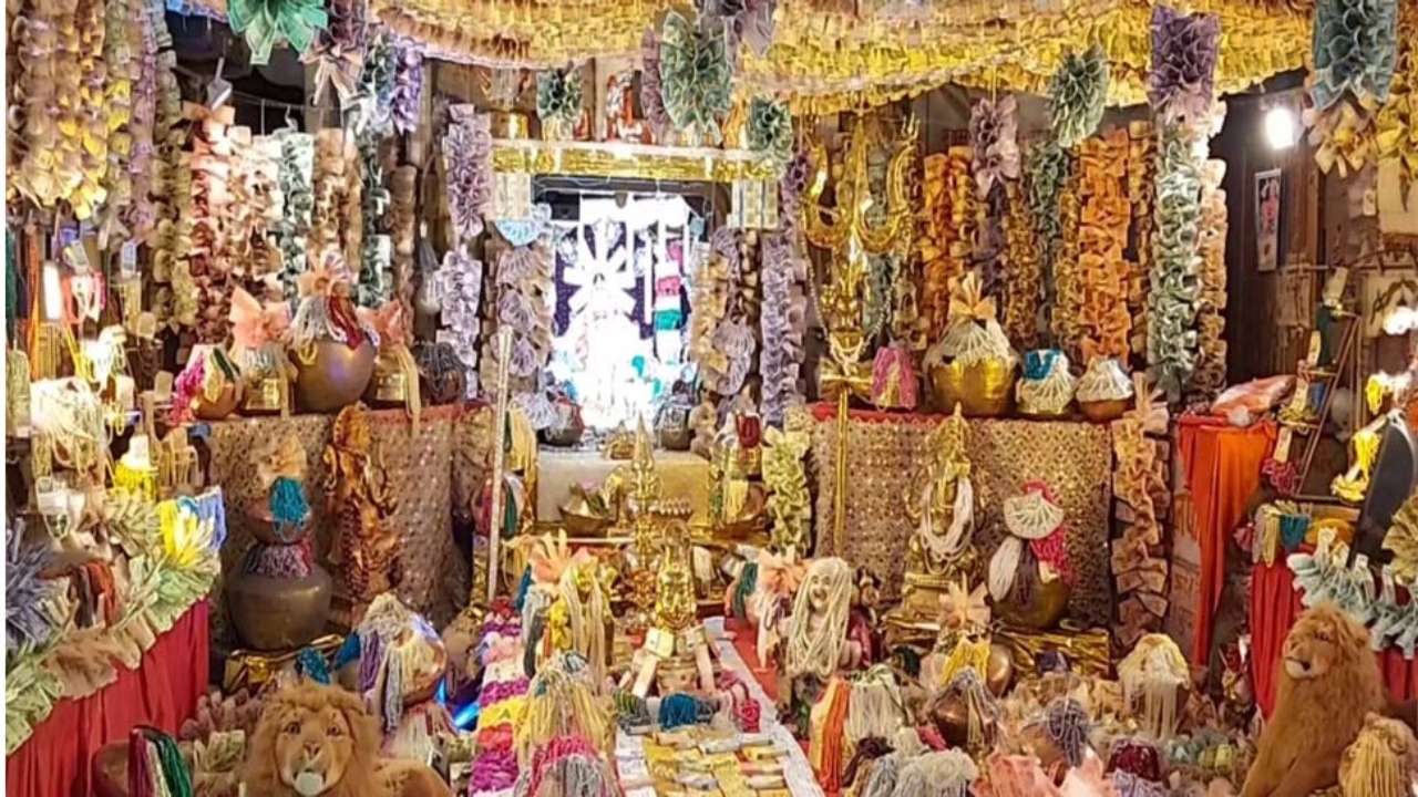 Temple of Goddess Dhanalakshmi decorated with crores of notes: Diwali commence with Dhanteras in India which marks start of festival Diwali.