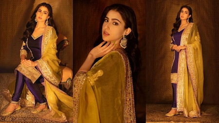 Sara Ali Khan's Diwali outfit