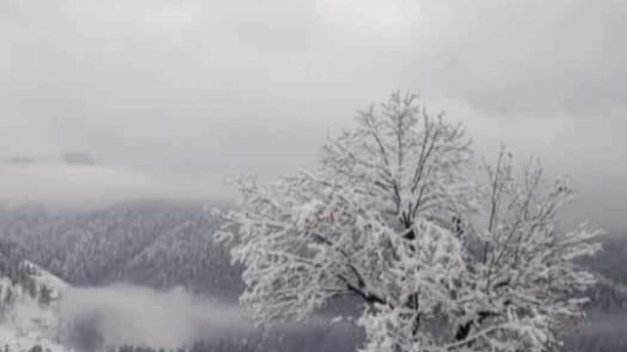 Snow covering the Mountains