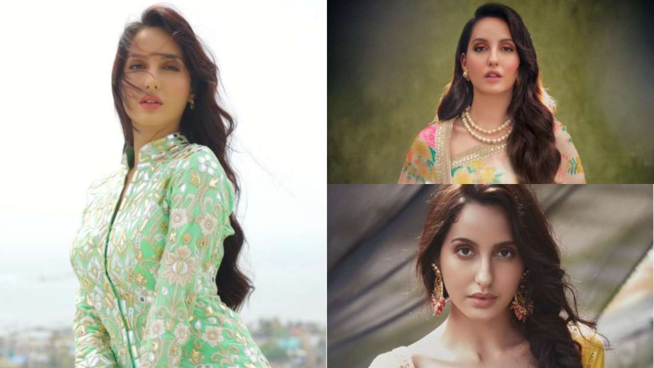 Nora Fatehi in Global Desi – South India Fashion