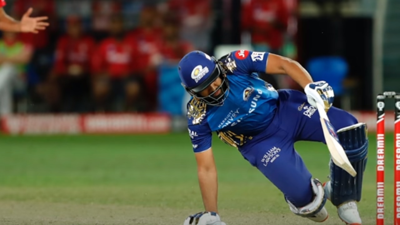 October 18 - Rohit suffered hamstring injury against Kings XI Punjab