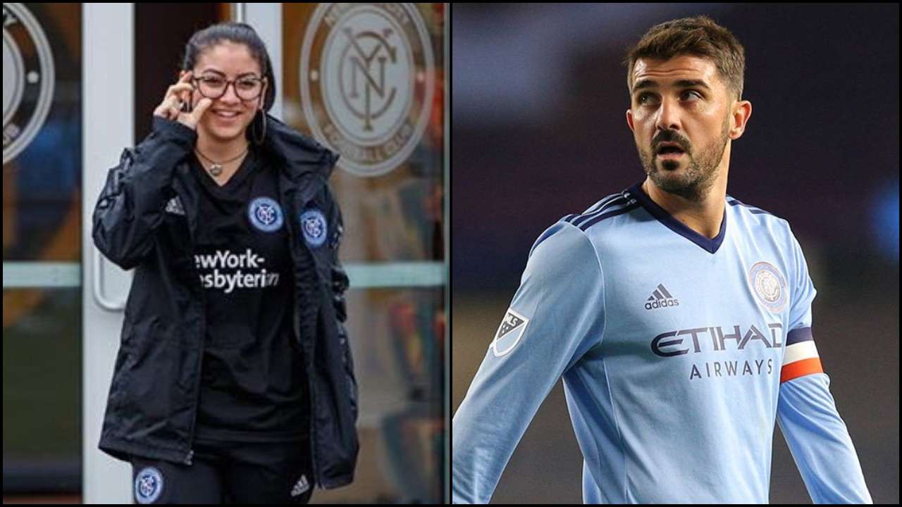 Skyler Badillo and David Villa