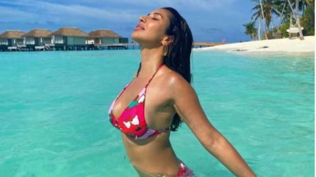Sophie Choudry in Maldives
