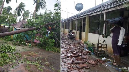 Gaja wreaked havoc on the coast of Tamil Nadu, Puducherry