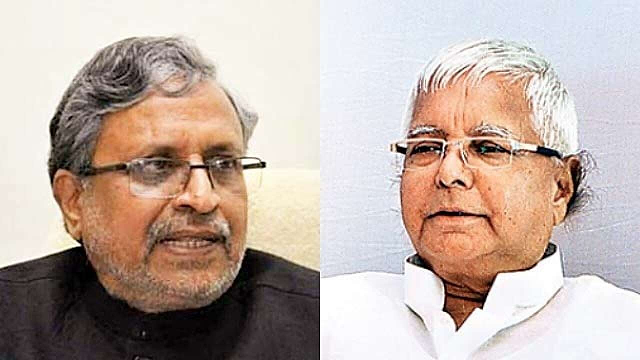 Sushil Modi claims Lalu Prasad trying to poach NDA MLAs in Bihar in bid to topple Nitish Kumar government