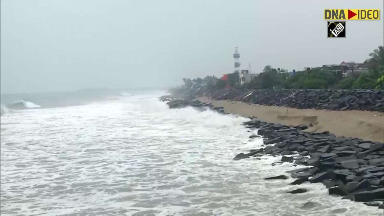 Watch: Sea Rough In Puducherry As Cyclonic Storm Nivar To Cross Tamil ...