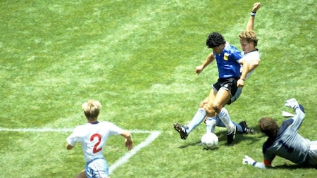 Maradona's 20-year long career as a player