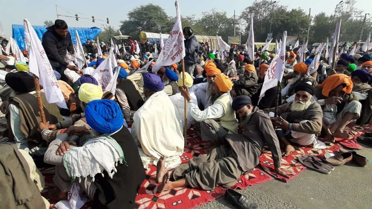 Farmers protest