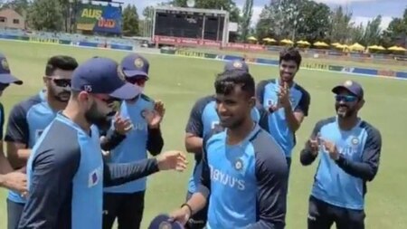 T Natarajan India vs Australia