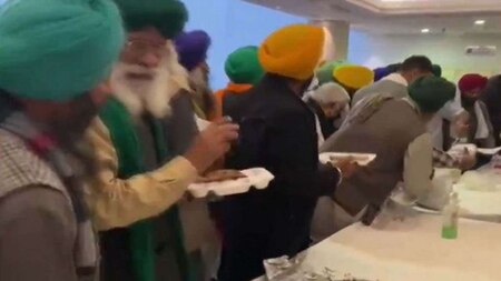 Farmers refused lunch during meet