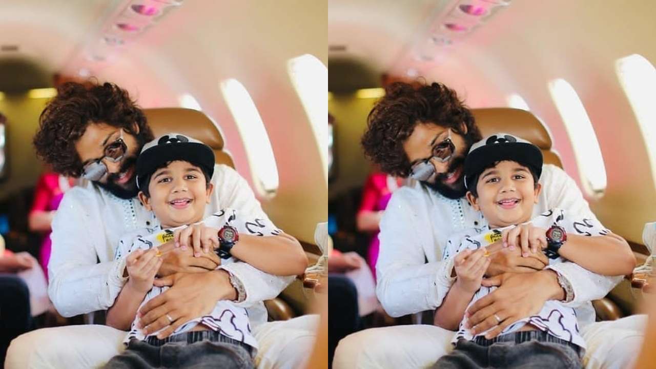 Allu Arjun's moment with his son