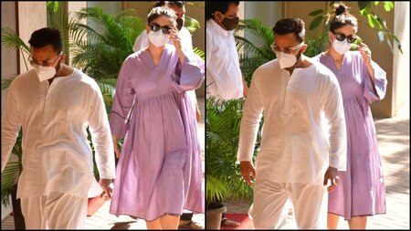 Saif Ali Khan and Kareena Kapoor Khan were clicked by the paparazzi on Tuesday