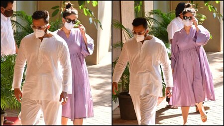 Saif Ali Khan and Kareena Kapoor Khan reached Mumbai from Himachal Pradesh