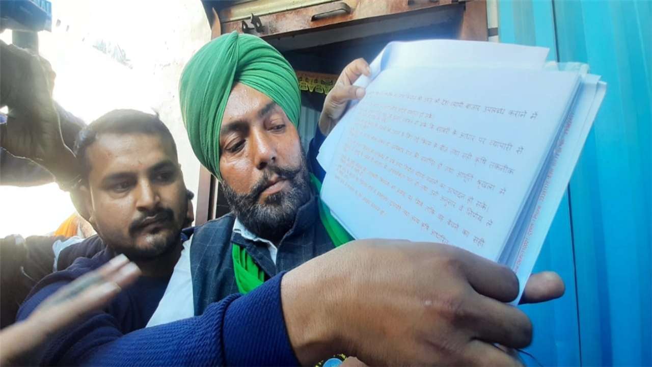 Farmers protest