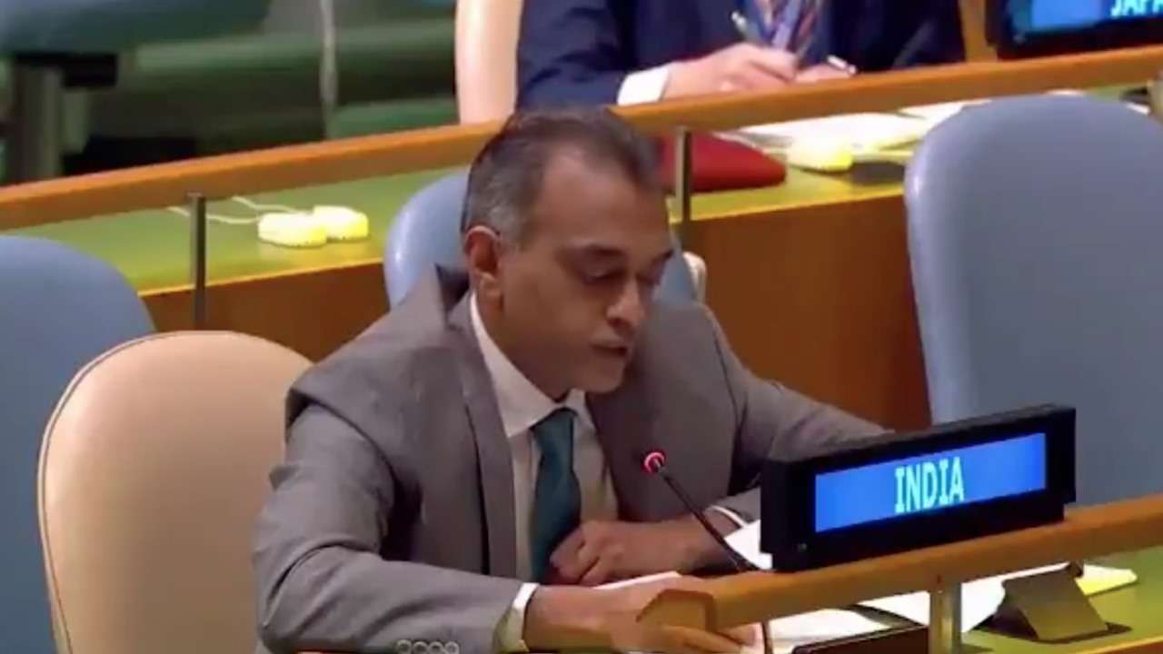 India's Deputy Permanent Representative Ambassador K. Nagaraj Naidu at UN