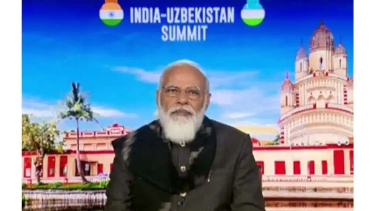 PM Modi at India and Uzbekistan virtual summit