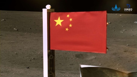 China becomes second nation to plant flag on the Moon