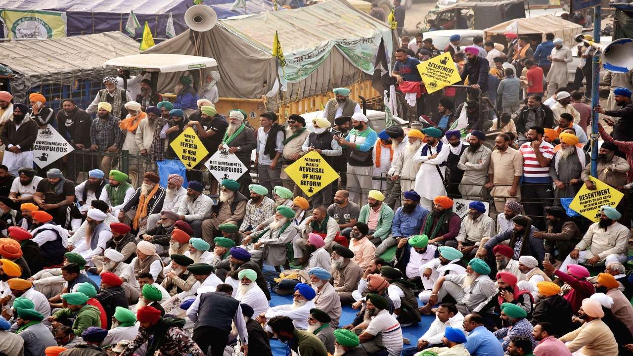 Farmers protest